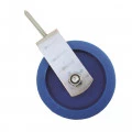 Roldana para Varal com Parafuso 6cm Azul Conex