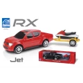 Brinquedo Caminhonete Pick Up Rx com Jet Ski Roma Cor Sortida