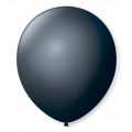 Balão N7 Liso Preto Ebano Pacote com 50 unidades São Roque