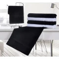 Toalha de Rosto Saloon 42X70cm Preta Bene Casa