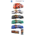 Brinquedo Caminhão Voyager Cegonheira Roma Cor Sortida