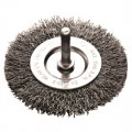 Escova de Aço Ondulado Latonado 75X10mm  3X3/8'' Mundi