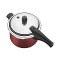 Panela de Pressão Antiaderente Vermelho 4,5 litros Vancouver Tramontina