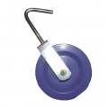 Roldana para Varal com Gancho 8cm Azul Conex