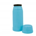 Garrafa Térmica Mini Kids 300ml Céu Azul Mor Aberta