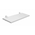 Prateleira Reta com Suporte Concept 1,5x20x40cm Branca Prat-K