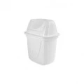 Lixeira Basculante 6,5 litros Branca 18X23X29cm Plasútil