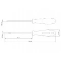 Chave de Fenda Ponta Chata 1/8x4'' Tramontina