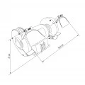 Moto Esmeril 6'' Potência 368W Tramontina