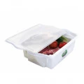 Caixa Empilhável com Tampa 15litros Branca Plasvale 56x33x11cm