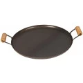 Disco de Aço com Alças de Madeira 36cm Anodilar