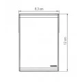 Placa 1 Posto Vertical 4x2 Liz Branca Tramontina