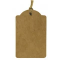 Etiqueta Chalkboard Pardo com 12 unidades Kit