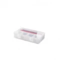 Caixa Duo PQ 5 Divisórias Branca 15x10x4cm Plasútil