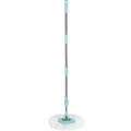 Balde Centrífuga com Mop Premium Esfregão Limpeza Prática Azul Turquesa Mor