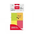 Bloco Adesivo 38x50mm 4 Cores Neon 200 Folhas Keep