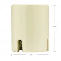 Bocal De Porcelana Cônico Reforçado Foxlux 40.01