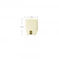 Bocal De Porcelana Foxlux Spot Liso 