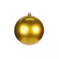 Bola de Natal Metalizada 6cm com 3 unidades Dourada D&A