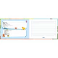 Caderno de Caligrafia Brochura Horizontal 40 Folhas Capa Dura Sapeca Tilibra Cor Sortida