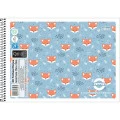 Caderno de Cartografia e Desenho 40 Folhas Espiral Pepper Tilibra Cor Sortida