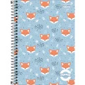 Caderno Espiral 80 Folhas Capa Dura 1/4 Pepper Tilibra Cor Sortida