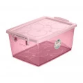 Caixa Organizadora com Trava 23X32cm Rosê Ordene