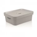 Caixa Organizadora Cube com Tampa Ou Martiplast MD 36,5x27,5x13cm Branca CC350
