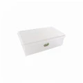 Caixa Retangular 3,5litros Natural Plasvale 28,5x18x10cm