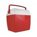 Caixa Térmica 26 litros Vermelha 29X38X42cm Mor