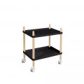 Carrinho Organizador Manoel Mor 49,5x35,5x58cm Preto 9321