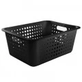 Cesta Organizadora Ou Martiplast GD 41x31x16,5cm Preta CO450