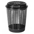 Cesto para Roupa 55litros Recycle Preto Plasvale 47x47x57cm