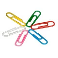 Clips 2/0 Colorido D302 com 100 unidades Tilibra