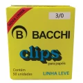 Clips 3/0 Galvanizado com 50 unidades Bacchi