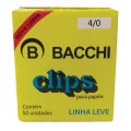 Clips 4/0 Galvanizado com 50 unidades Bacchi