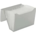 Pasta Sanfonada Duplicata com 31 Divisórias Cristal Polibras