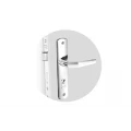 Fechadura Popline Reta Externa Cromado ESP26 Soprano