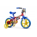 Bicicleta Infantil Fireman Nathor Aro 12 Vermelha e Azul