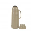 Garrafa Térmica Use Daily 1,0 litro Bege 32cm Mor