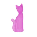 Luminária de Mesa Decorativa Gato Magrelo Rosa Usare 110/220v