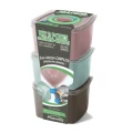 Kit 3 Potes 600ml Wave Plasvale