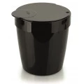 Lixeira Infinity 5 litros Preta 20X20X23cm Ou Martiplast
