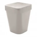 Lixeira Izzy 10 litros Branca 23X24X32cm Ou Martiplast