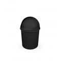 Lixeira Retrátil 1,4 litros Preto 14X14X21cm Plasvale