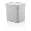 Lixeira Trium 2,5 litros Branca 15X17X17cm Ou Martiplast