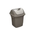Lixeira Basculante 10 litros Fendi 24X24X33cm Plasvale