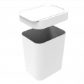 Lixeira 2,5 litros Branca 12X16X18cm Soprano
