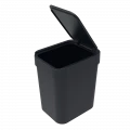 Lixeira 2,5 litros Preta 12X16X18cm Soprano