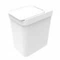 Lixeira 5 litros Branca 16X22X25cm Soprano